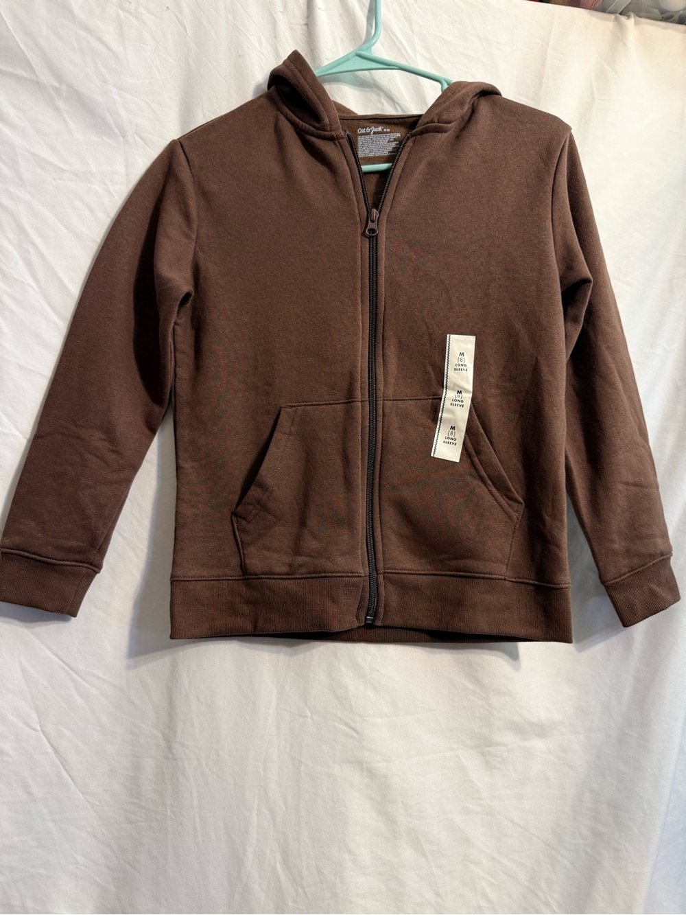Cat & Jack Brown Zip-Up Hooded Jacket